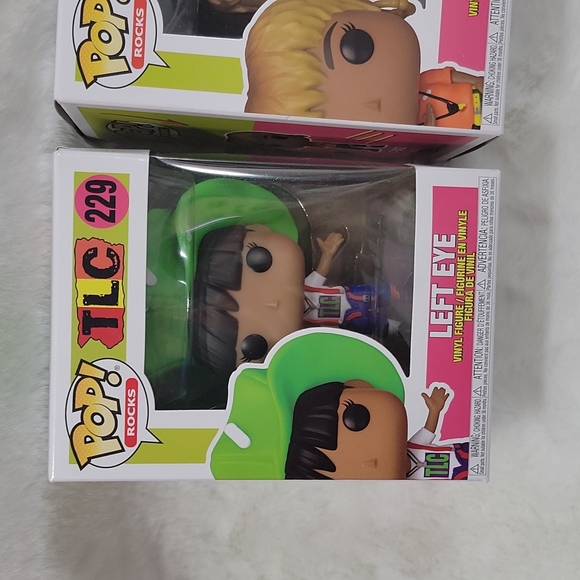 Funko Pop Rocks TLC T-Boz, Left Eye, Chili 228 229 230 - Picture 2 of 6